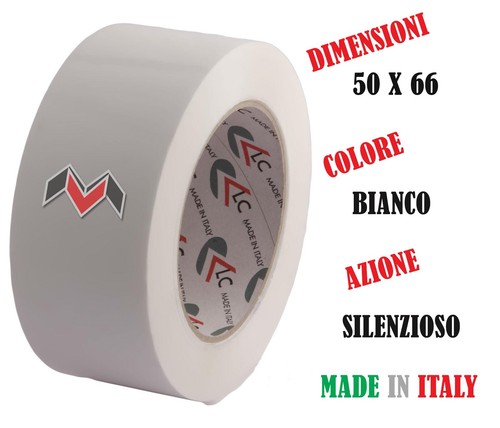 Nastro adesivo bianco - bianco, da
