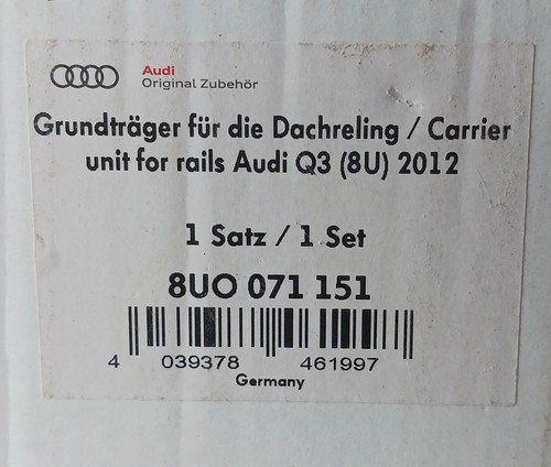 Barre portatutto orig audi - orig.,