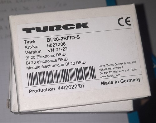 Turck bl20 2rfid 6827306 - turck,