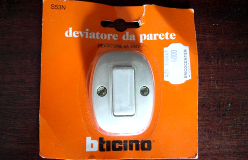 Bticino deviatore parete - deviatore, da