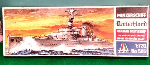 Italeri 505 panzerschiff - italeri,